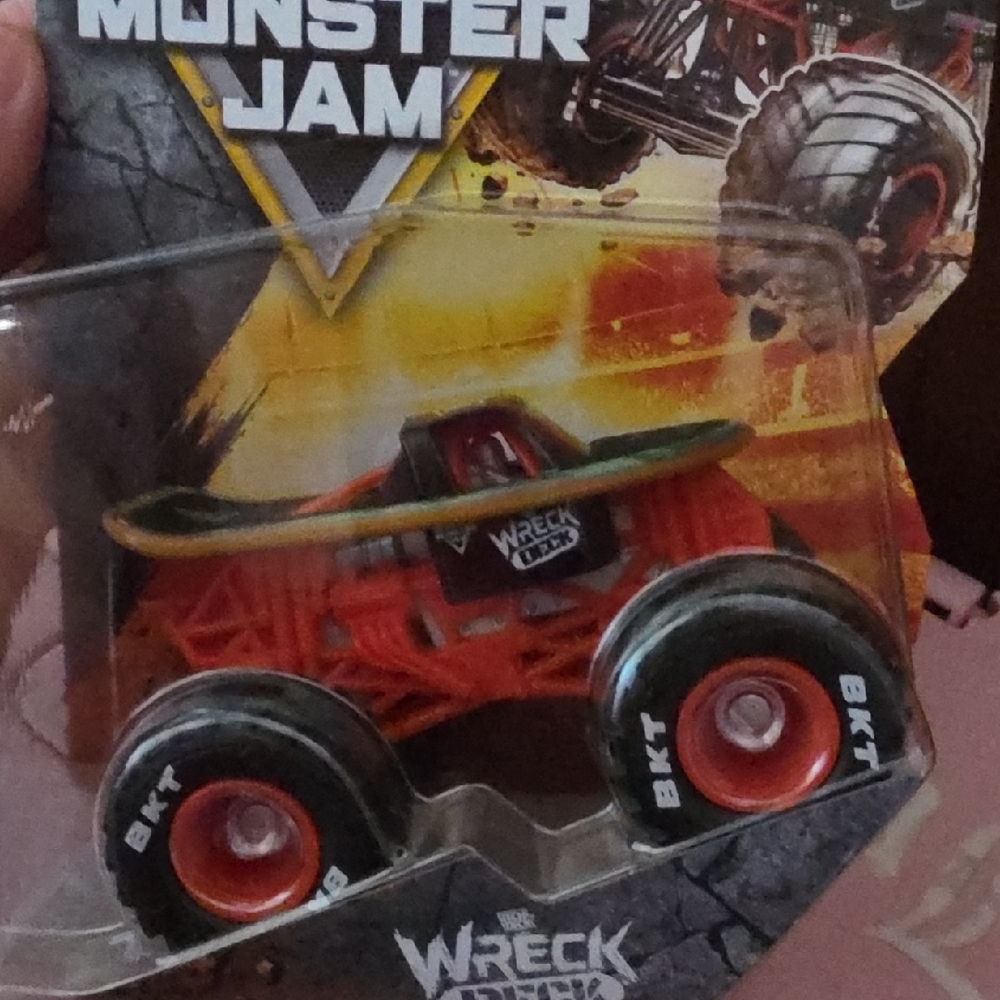 Monster Jam Wreck Crew Toy Monster Truck - Orange